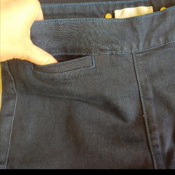 Habitual jeans Carmela Cropped Flare dark blue high rise jeans new Y2K size 25 - Picture 10 of 12